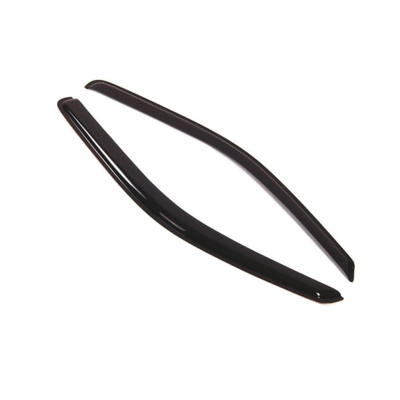 TuningPros Outside Mount Window Visor Deflector Smoke Tinted 2 Pcs Set For 2004-2012 Chevy Colorado REG Cab