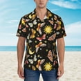 thumbnail image 3 of Mens Casual Hawaiian Shirts Short Sleeve Button Down Beach Shirts Shirts, 3 of 8