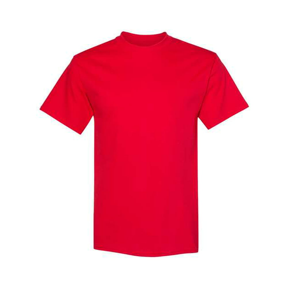 Hanes - Hanes Essential-T Short Sleeve T-Shirt in Athletic Red 6XL ...