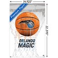 thumbnail image 3 of NBA Orlando Magic - Drip Basketball 21 14.72" x 22.37" Poster, by Trends International, 3 of 3