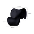 thumbnail image 3 of KQJQS Ergonomic Car Seat Lumbar Support and Headrest Pillow Set - Memory Foam Back Cushion and Neck Pillow for Car - Car Seat Headrest and Lumbar Cushion Kit, 3 of 7