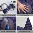thumbnail image 4 of 1pc Peacock Absorbent Non-Slip Bathroom Thickened Flannel Rug Decor,Soft,Quick Drying,Suitable For Indoor/outdoor Use,Bathrooms,Bedrooms,Kitchens,Terrace,Laundry Rooms,16"x24", 4 of 9