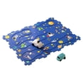 thumbnail image 3 of Pista de rompecabezas para niños, juego de Paly, bloques de construcción de pista, juguete Montessori, carril, juguetes de construcción de automóviles , Rompecabezas del espacio 12, 3 of 8