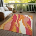thumbnail image 6 of Addison Rugs Chantille Indoor/Outdoor Transitional Waves Blush Washable Rectangle Rug, 3' x 5', 6 of 6