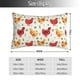 thumbnail image 2 of Fotbe Flower Chicken Funda de Almohada Decorativa Estilo Occidental, Lujo en Algodón, Fundas para Almohadas King, Cojín Estampado para Decoración del Hogar-16"x24", 2 of 6