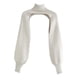 thumbnail image 4 of Sudadera corta Yinane con capucha Blanco, 4 of 8