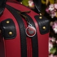 thumbnail image 2 of Llampire Llama Vampire Funny Jacket Handbag Purse Luggage Backpack Zipper Pull Charm, 2 of 4