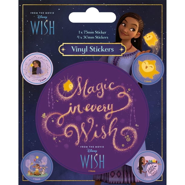Wish - Hoja de Pegatinas Magic In Every Wish de Vinilo - Pack de 5 (Multicolor)