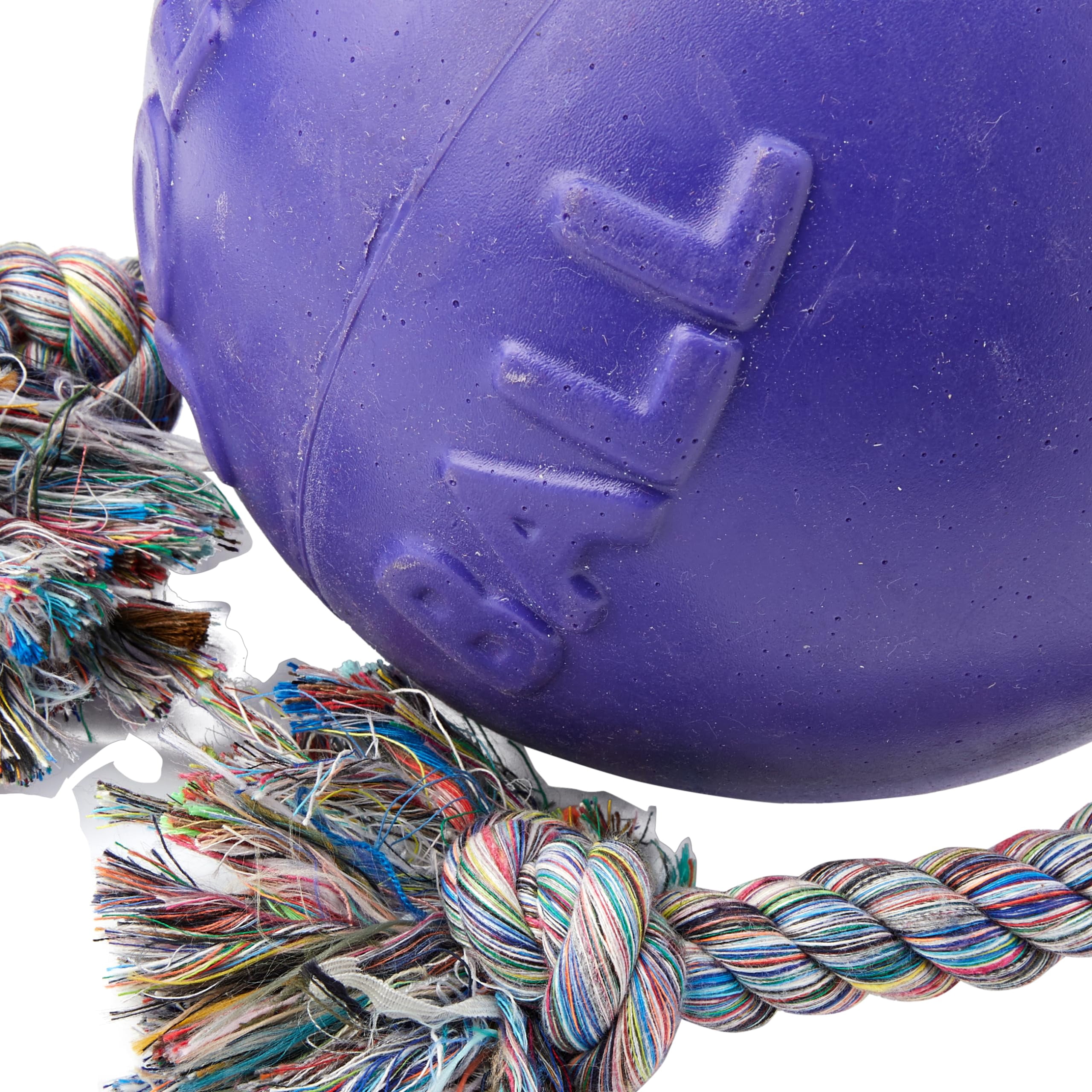 Jolly Pets Romp-n-Roll Dog Toy, 8", Purple