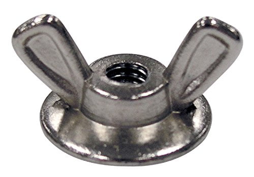 1/4-20 Stainless Steel Wing Nuts 1/4-20 Butterfly Nuts 316 Marine Grade Stainless Steel 5 Pieces