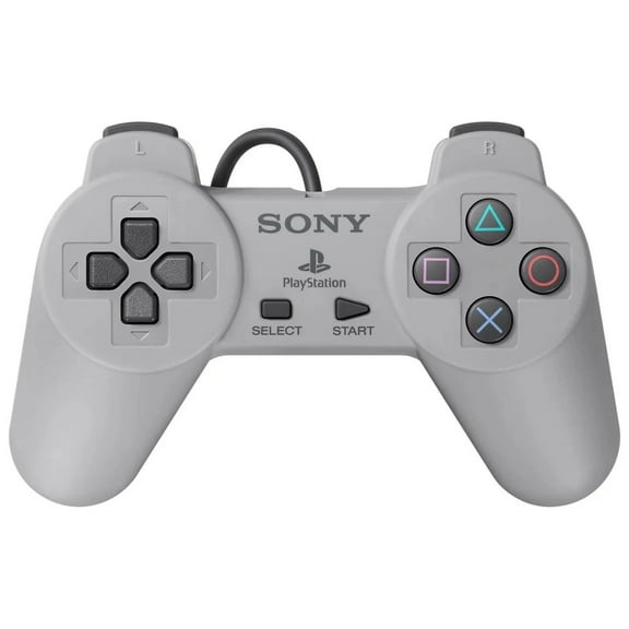 Pre-Owned Sony Wired Video Game Pad for PlayStation 1 & 2, Gray