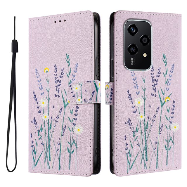 FOXDOCK Funda Tipo Cartera para Honor 200 Lite con Soporte y Correa – Diseño de Patrones Lindos