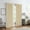 BEIGE, variant on Eclipse Langley Room Darkening Curtains 52 in x 84 in Room Darkening Curtains in Navy