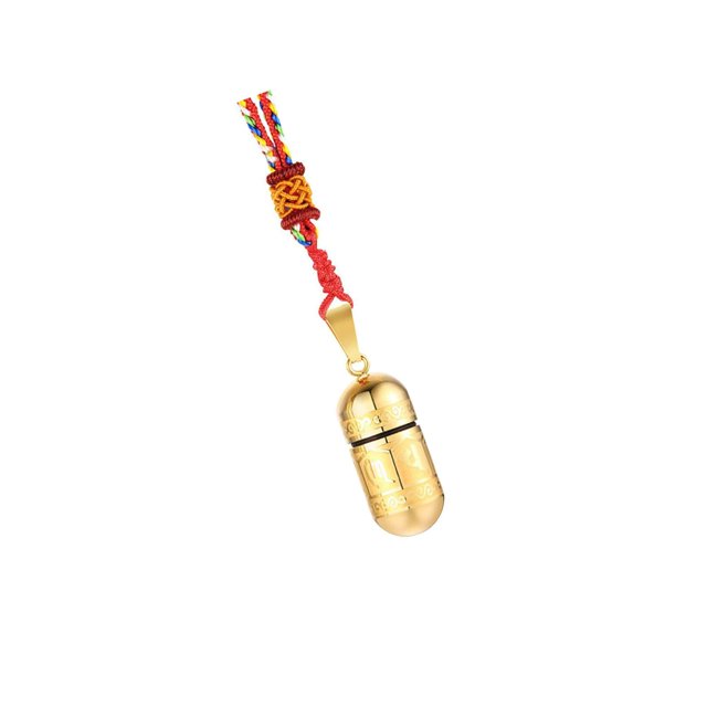 kurtrusly Collier Pendentif en Tube en Acier Inoxydable Boîtier Creux Capsule pour Cendres Bijoux