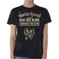 thumbnail image 1 of Motorhead Unisex T-Shirt Deaf Not Blind, 1 of 3