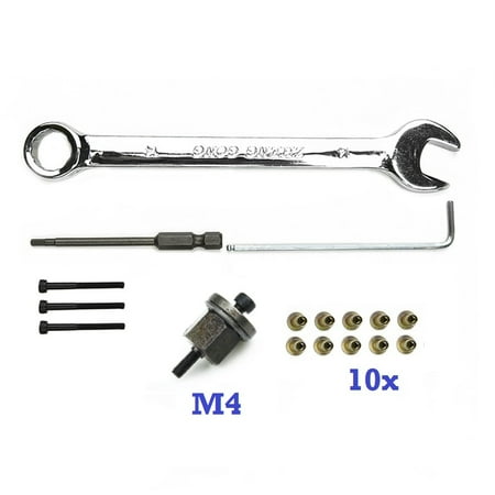 

Goodhd Manual Rivet Nut with 10Pc Nuts Simple Rivet Nut Installation for M3 M4 M5 M6 M8