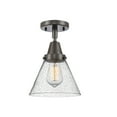 thumbnail image 4 of Innovations Lighting  Caden Cone - 1 Light 8" Flush Mount Oil Rubbed Bronze/Seedy, 4 of 5