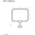 thumbnail image 2 of Avallon Porte-Serviette en Chrome, 2 of 4
