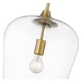 thumbnail image 2 of Z-Lite Joliet 12" Round Clear Glass Steel Pendant in Olde Brass, 2 of 7