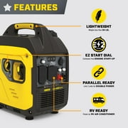 Champion Power Equipment 4000-Watt RV Ready Portable Inverter Generator with Quiet Technology and CO Shield
