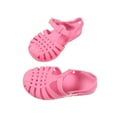 thumbnail image 4 of Kmbangi Kids Sandals Solid Color Hollow Out Beach Shoes Footwear with Buckle, 4 of 9