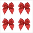 thumbnail image 1 of VIVIQUEN 50pcs Mini Satin Ribbon Bows Ribbon Flowers 25mm x 26mm Appliques DIY Craft for Sewing, Scrapbooking, Wedding, Gift (Poppy red), 1 of 4