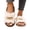 White, variant on SBYOJLPB Women Slippers Open Toe Footwear Soft Cushioned Base Indoor Outdoor Daily Slippers