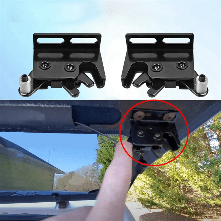 2x Black Metal Rotary Latch For Leer Truck Caps - 83514 / 83515 Replacement