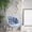 Blue, variant on 14"x11" Outdoor Hanging Chair Cushion - Thickened Waterproof Swing Seat Pad for Patio, Garden, Yard & Indoor Hammock Use