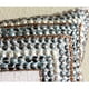 thumbnail image 2 of Funda de almohada, gris claro, con borde, 30 x 30 cm (12 x 12 pulgadas), cuadrada, de seda artística, con lentejuelas 3D y cuentas, estilo tradicional - Refreshed, 2 of 5
