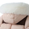 thumbnail image 6 of GYRATEDREAM Baby Winter Warm Puffer Solid Zipper Romper Hooded Snowsuit with Mittens 3-18 Months, 6 of 10