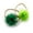 Bright Green / Emerald, variant on Baby Girl Rounded Petal Chiffon Flower Nylon Elastic Headbands Set 2pcs - Large - White / Black