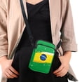 thumbnail image 4 of HELLHERO Brazilian Flag Design Sling Bag with 2 Layers for Outdoor Daily Use, 4 of 7