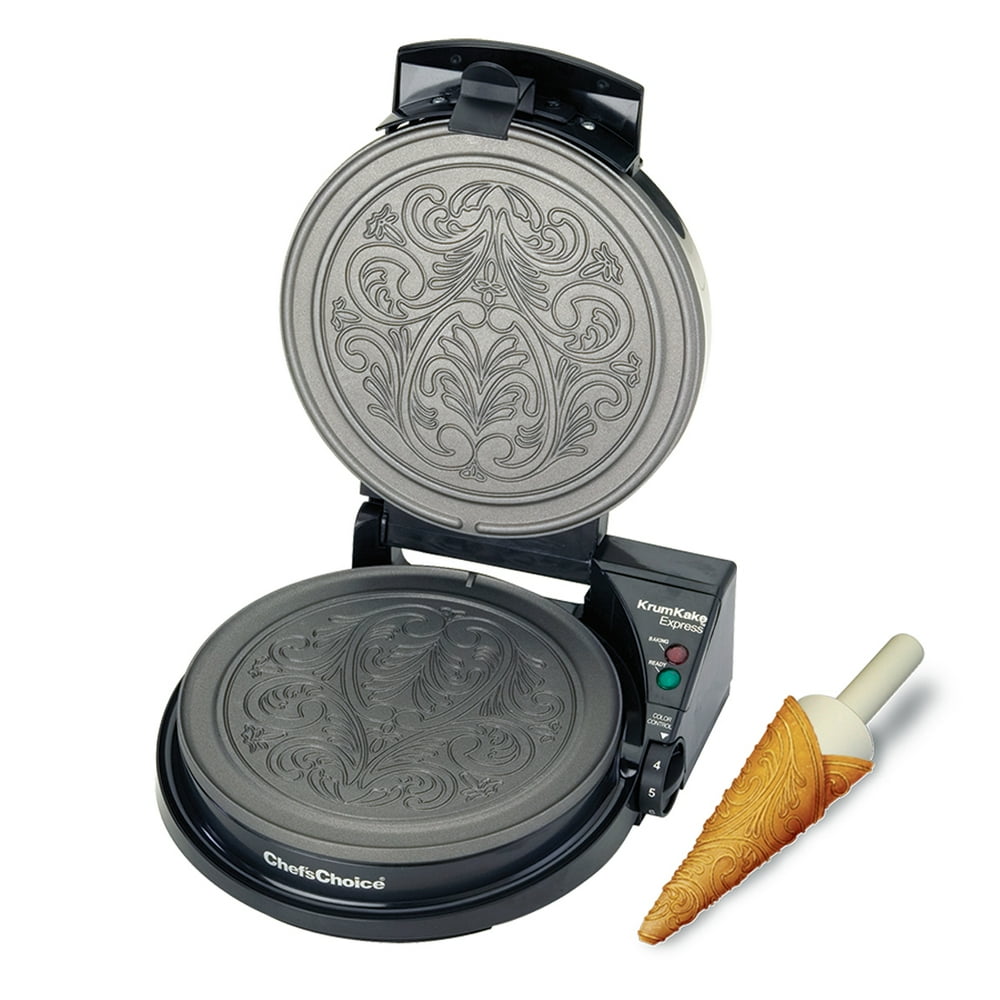 Chef'sChoice 839 Express Krumkake Cookie Maker with Color Select Quick