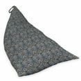 thumbnail image 2 of Antique Oriental Lounger Chair Bag, Rhythmic Inspired Grunge Flowers Illustration, High Capacity Storage with Handle Container, Lounger Size, Pale Sky Blue Pale Sepia, by Ambesonne, 2 of 5