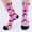 Purple, variant on Stylish Casual Print Over The Knee Socks, Novelty Crew Length Stockings for Daily Wear and Festive Holiday Giving with Patterns