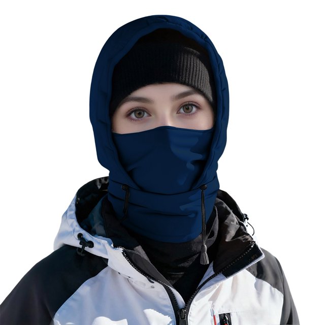RXMEKW Three-In-One Thick Velvet Hat, Unisex Outdoor Cycling Skiing Sunshade and Cold Protection