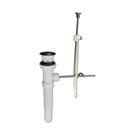 Lavatory Drain Pop-Up Assembly 1-1/2 Pipe Dia. PVC 10-0060