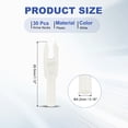 thumbnail image 2 of Uxcell Archery Arrows Nocks, Plastic Insert Arrow Nock Replacement Arrow Tails for Hunting Shooting Compound Recurve White, 2 of 7