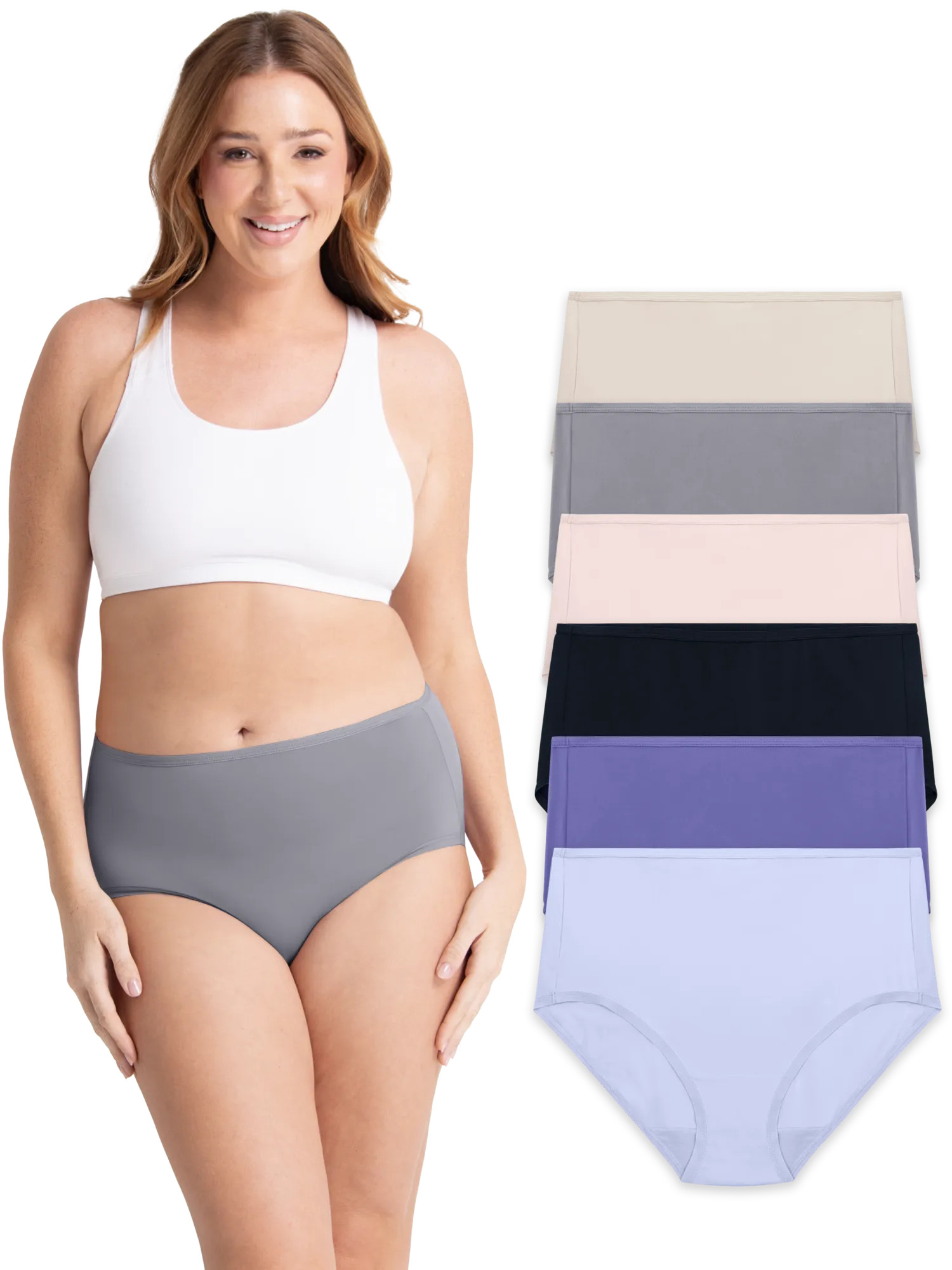 Fruit of the Loom Women's Microfiber Briefs, 6-Pack photo 1