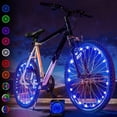 thumbnail image 1 of Jinsinto LED Bike Wheel Light Kit with Battery for 100% Brightness and All Angle Visibility for Ultimate Safety (Blue), 1 of 5