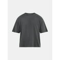 thumbnail image 6 of No Boundaries Boxy Cropped Tee, 2-Pack, Men's and Big Men's, 6 of 7