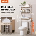 thumbnail image 2 of VEVOR Over the Toilet Storage 3-Tier Bathroom Shelf Rack Space Saver Organizer, 2 of 9