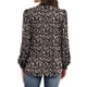 thumbnail image 4 of Camisas de Larga para Mujer, Blusas de Cuello Alto con Pliegues Delanteros, Ropa Informal Elegante para Otoño. Flores L, 4 of 6