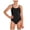 Black, variant on Staki Toddler Girl Bathing Suit Girls Swimsuit Kids One Piece Ruffle Swimsuit Girls Swimwear Print 4T 5T 6Y(Black,5-6 Years)