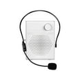 thumbnail image 1 of Megaphone Blue-tooth Voice Amplifier USB Speaker Professional Microphone for Teacher Instructor Tour Guide System ,Comfortable and Portable, 1 of 7
