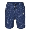 thumbnail image 2 of Summer beach swimsuit men's quick-drying swimwear Bright Starry Night men breathable swimwear beach shorts sexy male swimsuit, 2 of 6