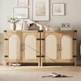 thumbnail image 5 of Eastvita 315-Inch Small Rattan Buffet Cabinet with Key Features (Natural), 5 of 5