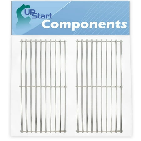 2-Pack BBQ Grill Cooking Grates Replacement Parts for Brinkmann 810-2410-S - Compatible Barbeque Grid 17 3/4"