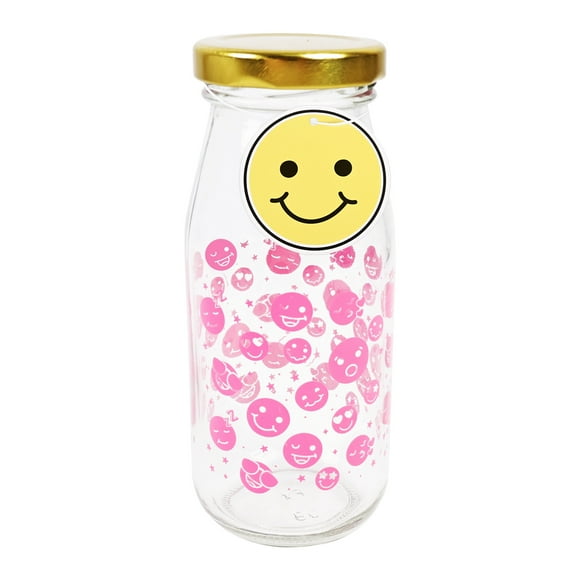 Botella Prichos Happy Days! de Vidrio y Metal 1 Pieza